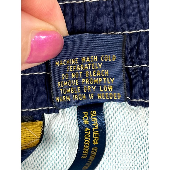 Polo Ralph Lauren Kailua 8.5" inseam blue swim trunks, size S - Picture 8 of 11